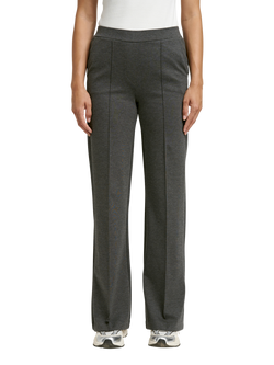 Smith & Soul Jersey Wide Leg Trousers, Grey Melange