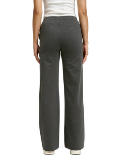 Smith & Soul Jersey Wide Leg Trousers - view 2, Grey Melange