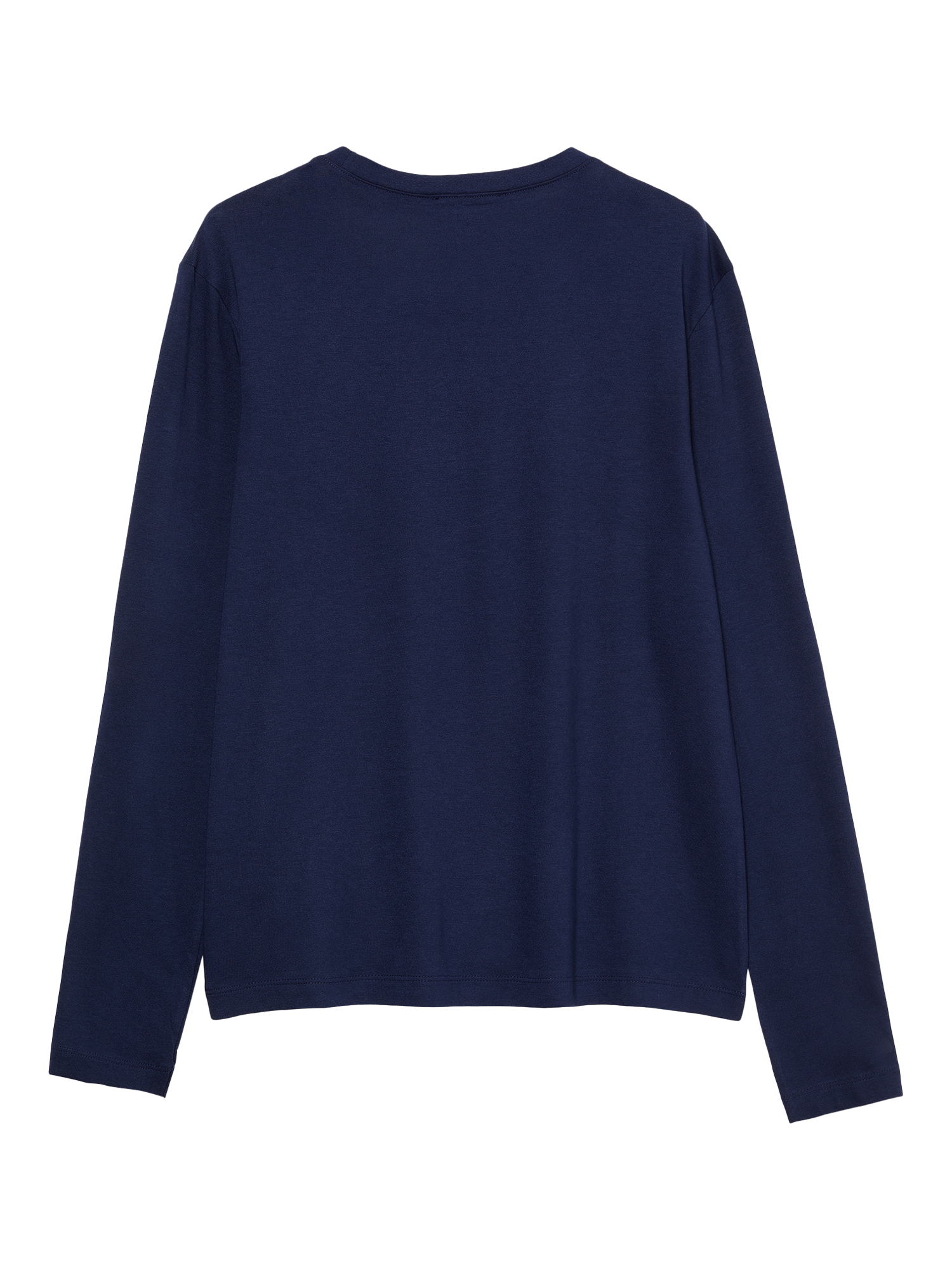 Product image 5 of 5, which shows SISLEY Crew Neck Long Sleeve Top, Night Blue, L