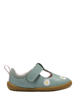 Clarks Baby Roamer Flora T Pre Walker Shoes, Green, Green