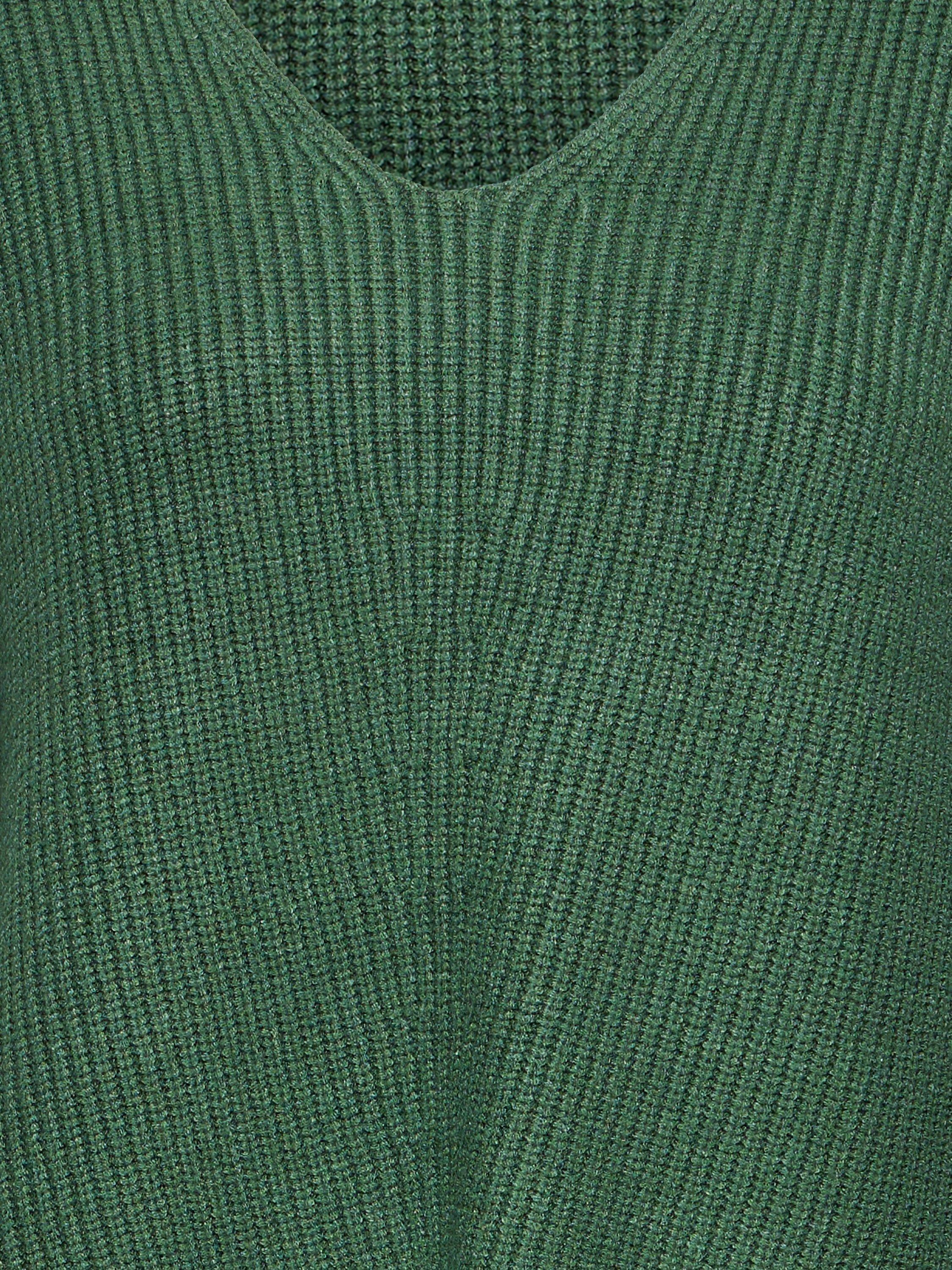 Product image 7 of 7, which shows ICHI Chana V-Neck Jumper, Pineneedle, XS