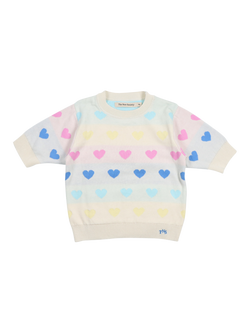 The New Society Kids' PinPilin Jumper, Multi Hearts, Multi Hearts