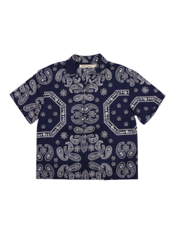 The New Society Kids' Aster Shirt, Bandana Print, Bandana Print