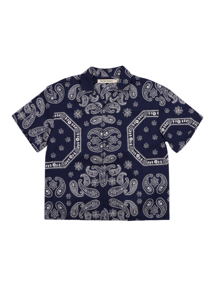 The New Society Kids' Aster Shirt, Bandana Print, Bandana Print