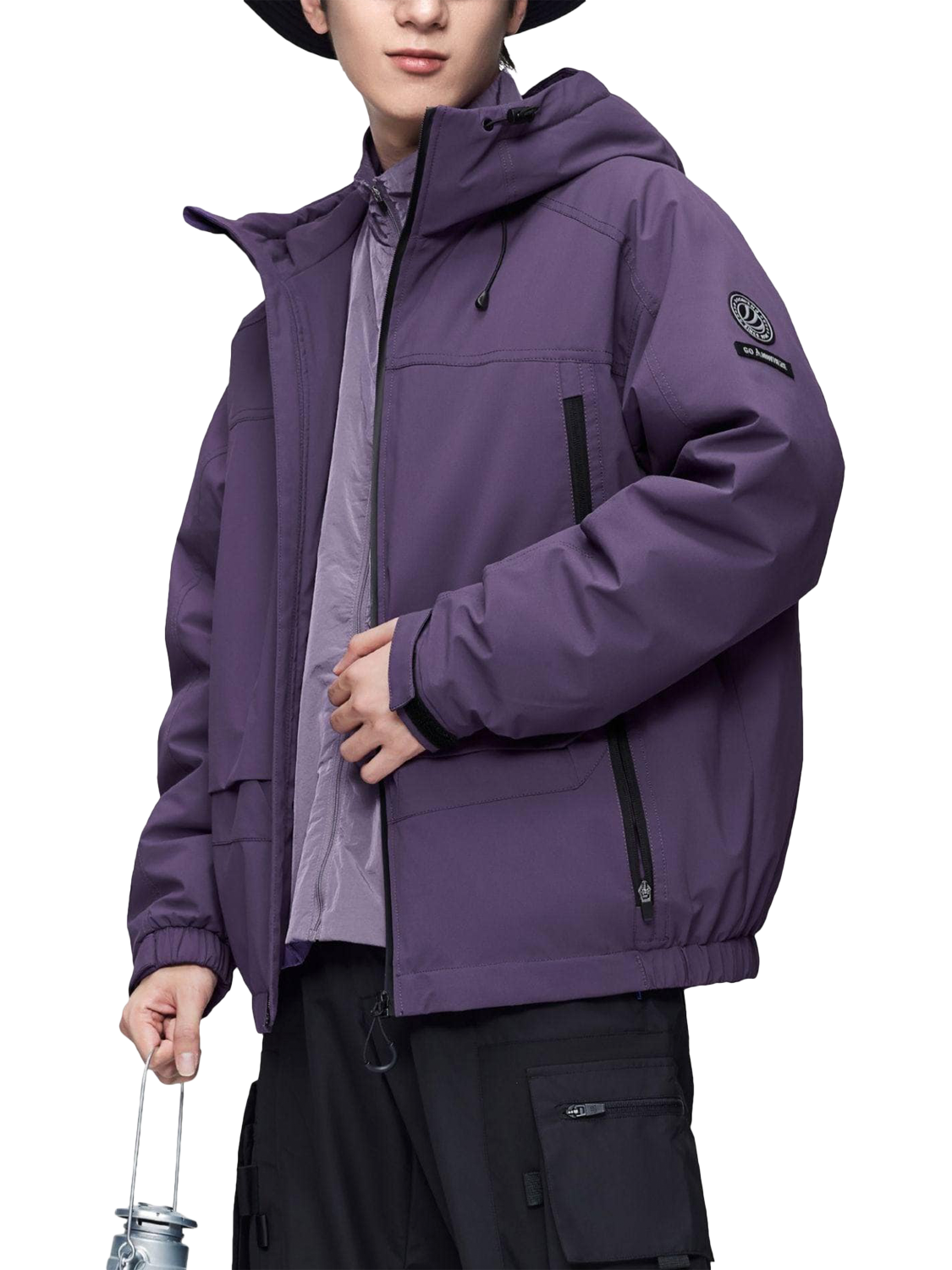 Product image 2 of 5, which shows Bosideng  680+ Duck Down Jacket, Blackcurrant Violet, XXS