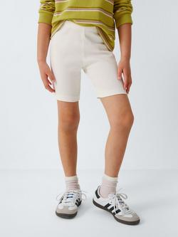 John Lewis Kids' Ribbed Cycle Shorts, Pack of 3, Multi - view 2, Multi