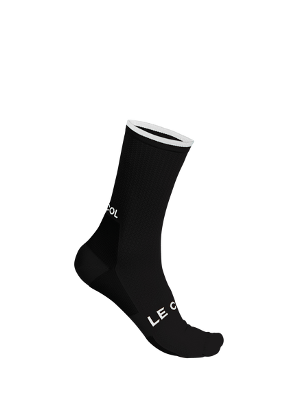 Le Col Cycling Socks, Black/White, Black/White
