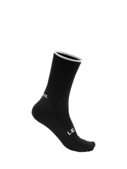 Le Col Women's Long Cycling Socks, Black/White