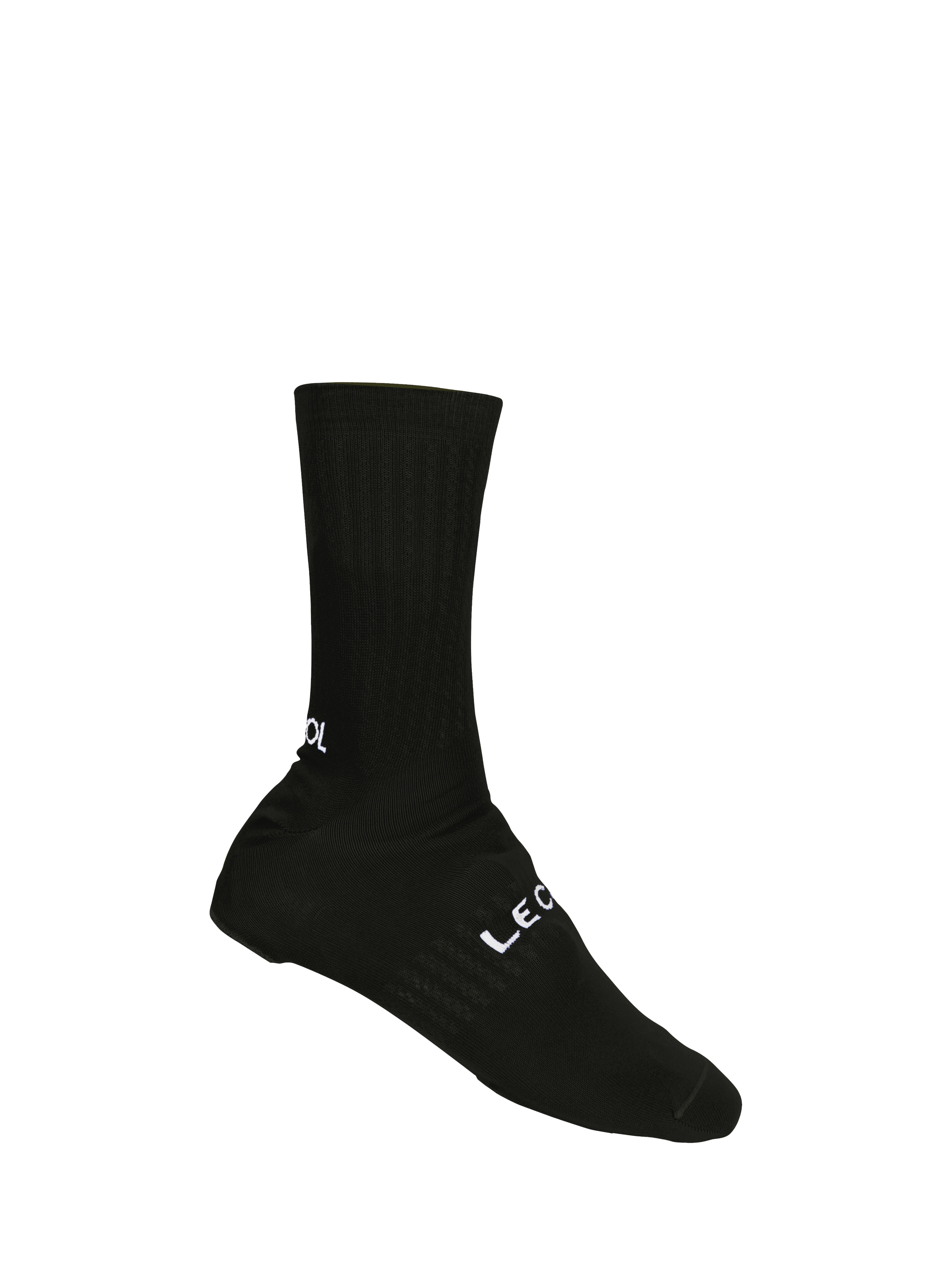 Product image 1 of 1, which shows Le Col Oversocks, Black/White, S-M