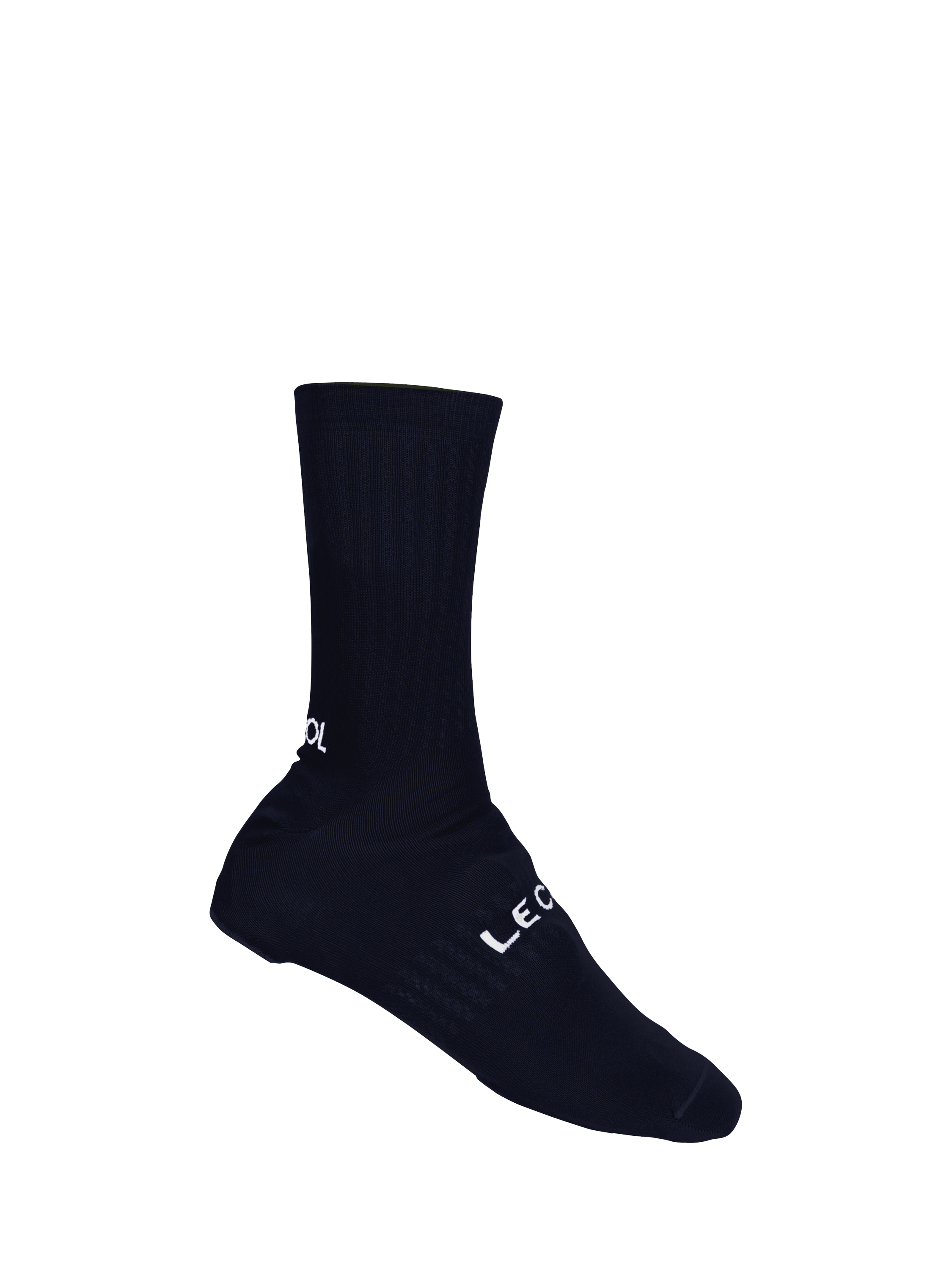 Product image 1 of 1, which shows Le Col Oversocks, Navy/White, S-M