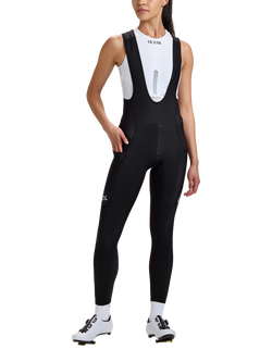 Le Col Women's Sport Cargo Bib Cycling Tights, Black/Black, Black/Black