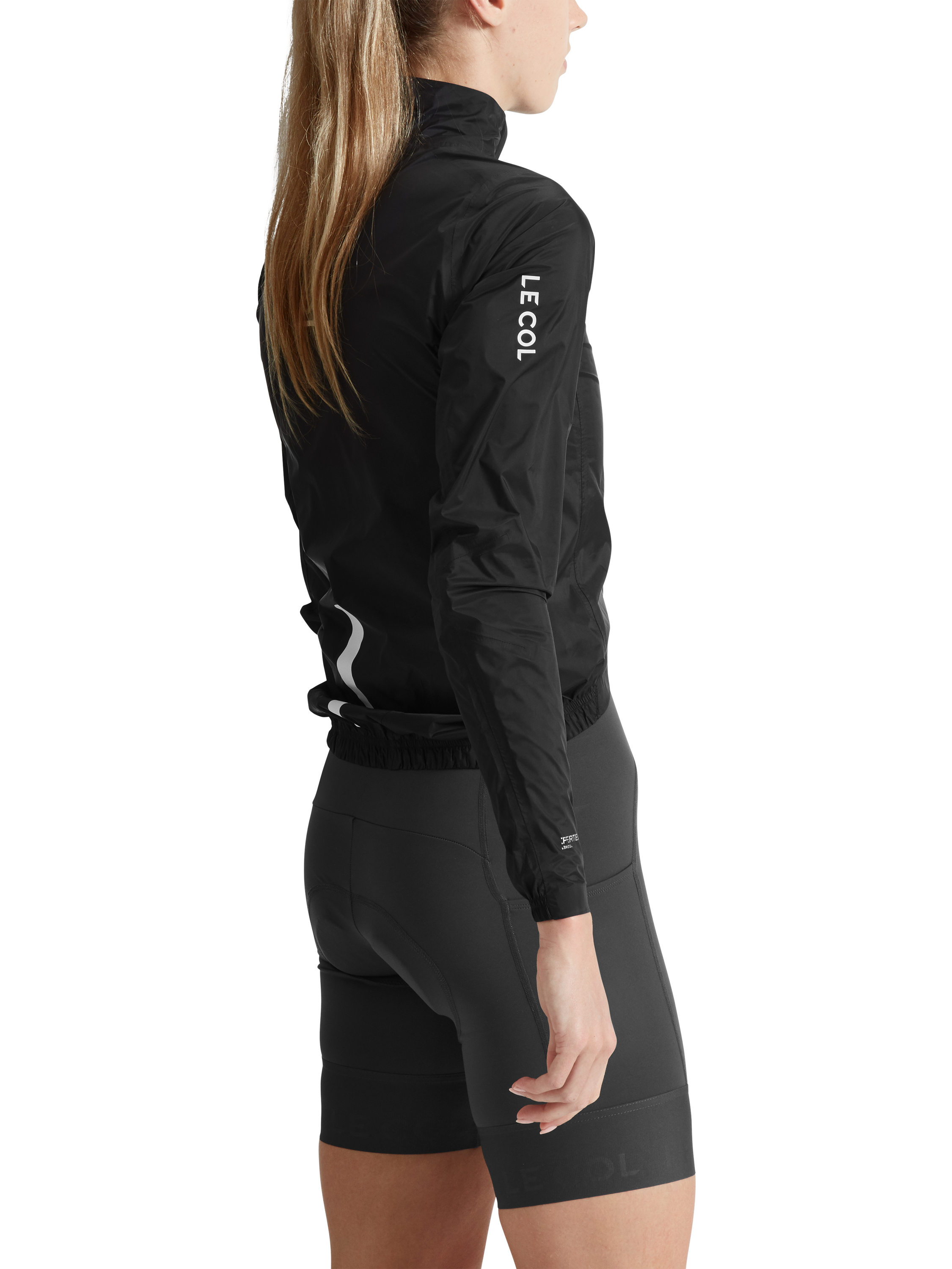 Product image 3 of 3, which shows Le Col Pro Lightweight Rain Jacket, Black, XS