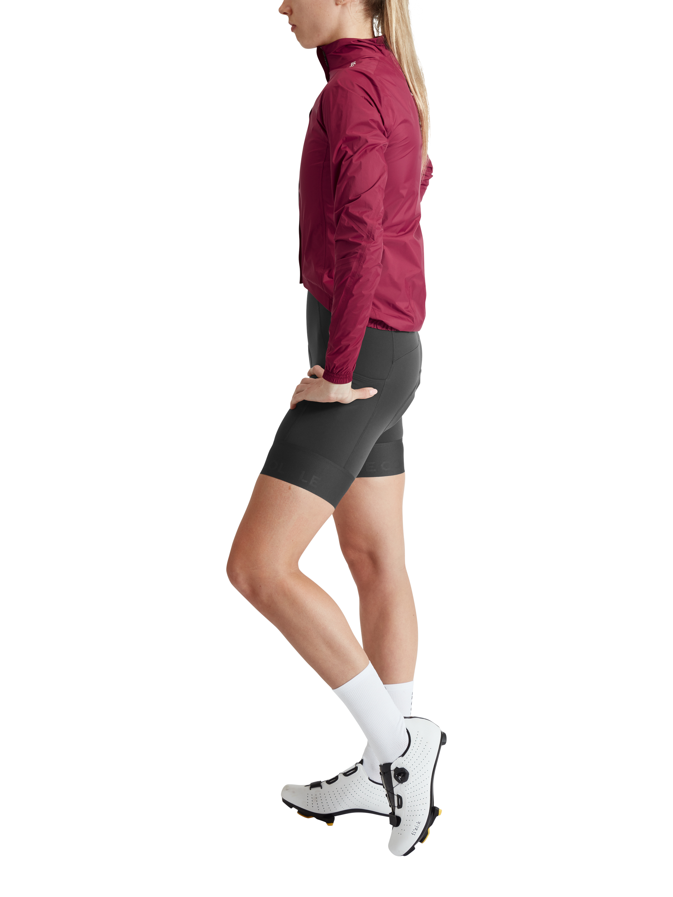 Product image 4 of 4, which shows Le Col Pro Lightweight Rain Jacket, Grape, XS