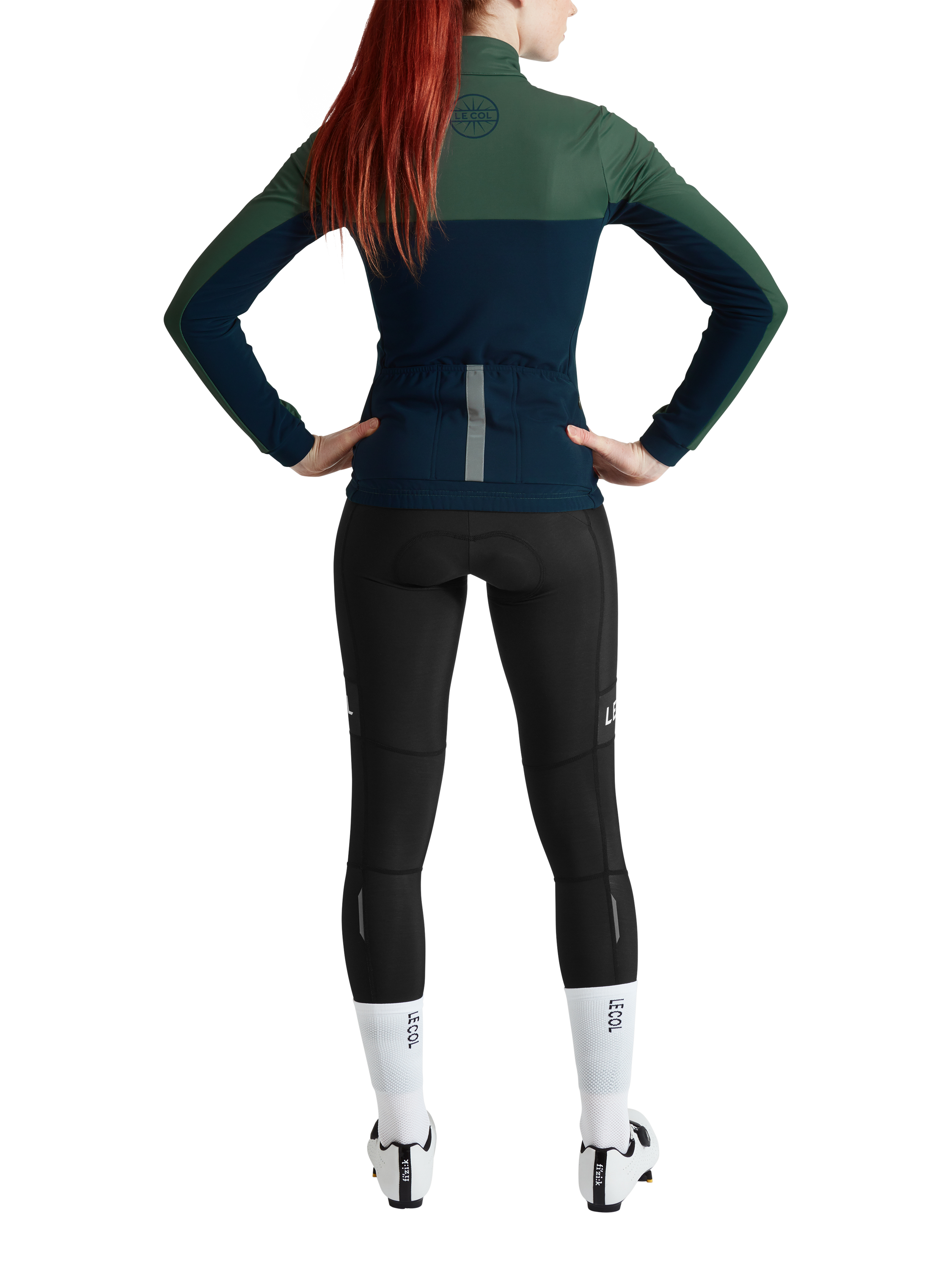 Product image 3 of 4, which shows Le Col Sport Jacket, Forest Green/Navy, S