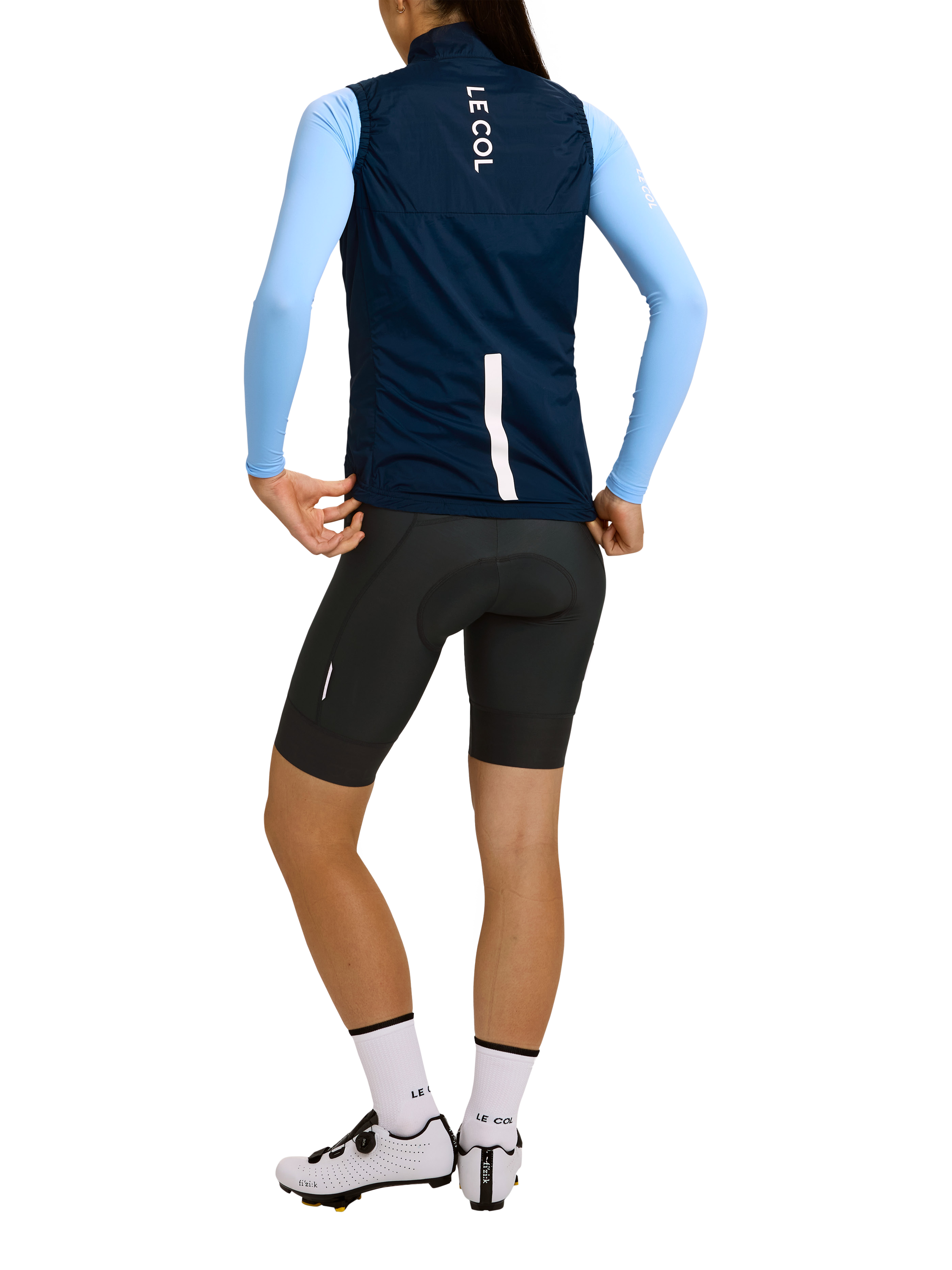 Product image 3 of 4, which shows Le Col Women's Pro Insulated Gilet, Navy, XS