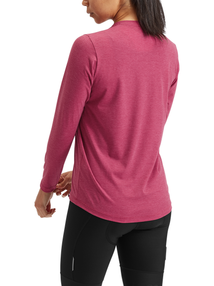 Le Col Women's ARC Merino Long Sleeve T-Shirt, Grape - view 2, Grape