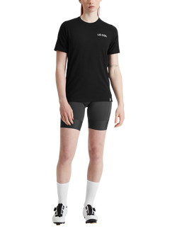 Le Col Women's ARC Merino T-Shirt, Black - view 2, Black