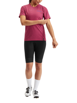 Le Col Women's ARC Merino T-Shirt, Grape, Grape