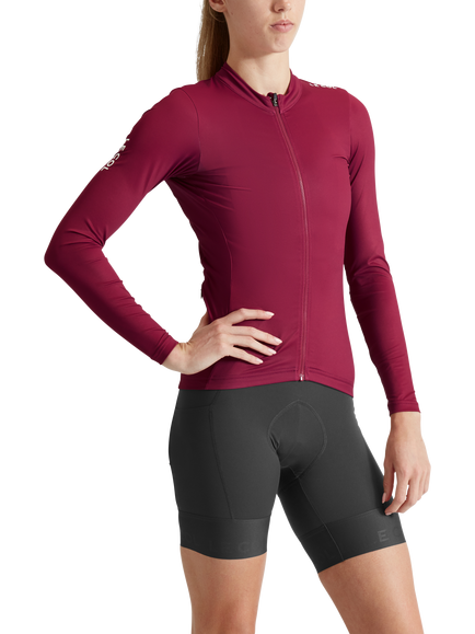 Le Col Pro Women's Long Sleeve Cycling Jersey, Grape, Grape