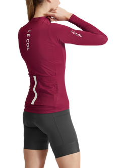 Le Col Pro Women's Long Sleeve Cycling Jersey, Grape - view 2, Grape