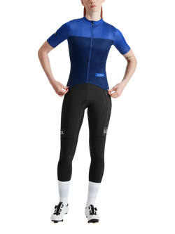 Le Col Women's Sport Jersey, Le Col Navy/Saffron, Navy/Electric Blue