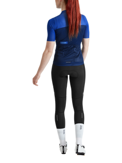 Le Col Women's Sport Jersey, Le Col Navy/Saffron - view 2, Navy/Electric Blue