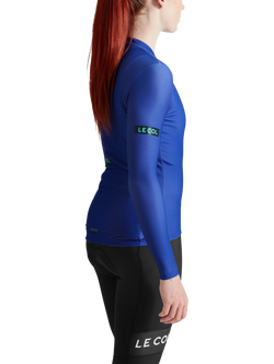 Le Col Women's Sport Long Sleeve Jersey, Electric Blue - view 2, Electric Blue