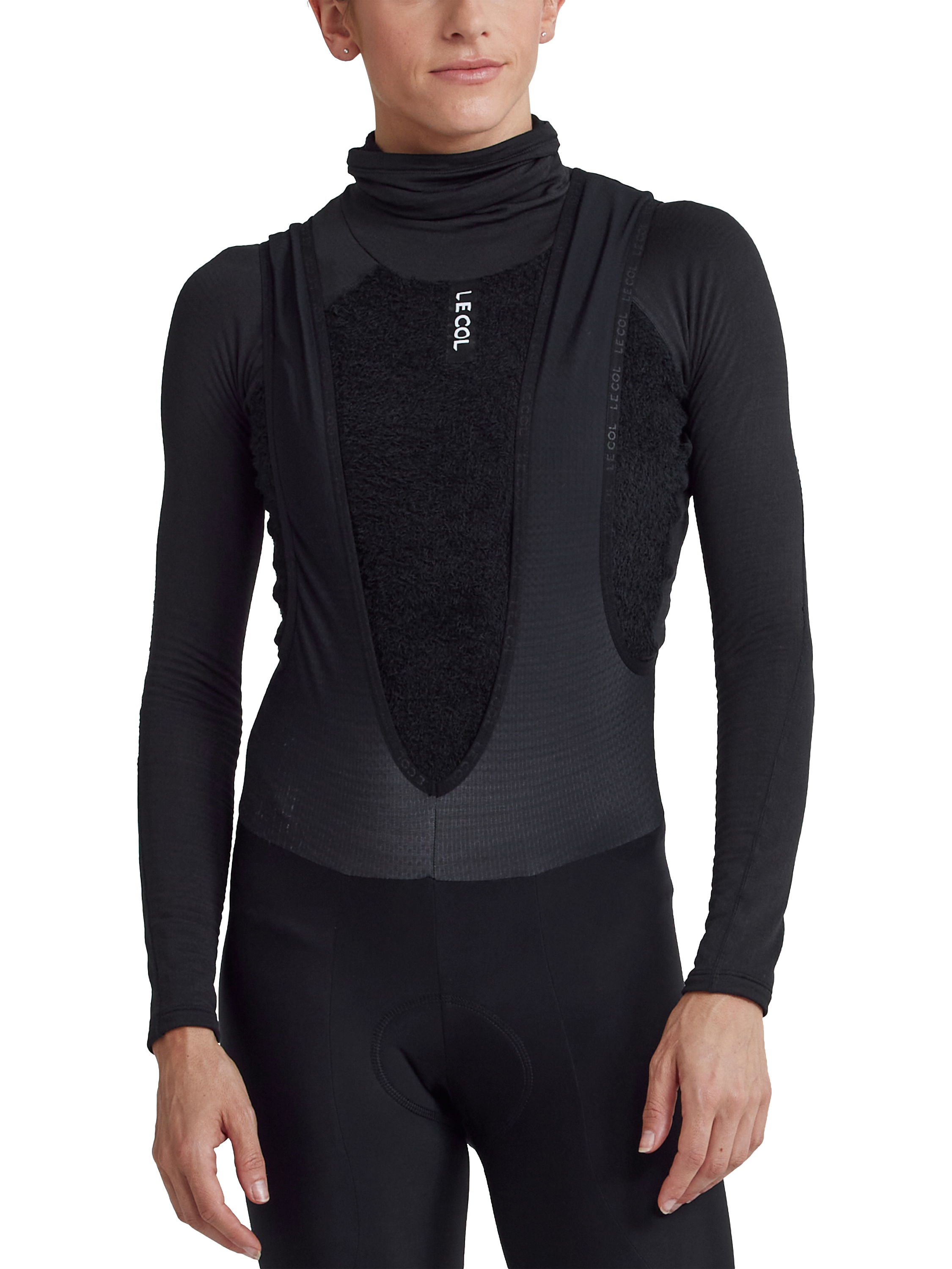 Product image 1 of 4, which shows Le Col Women's Deep Winter Base Layer, Black, 6|8