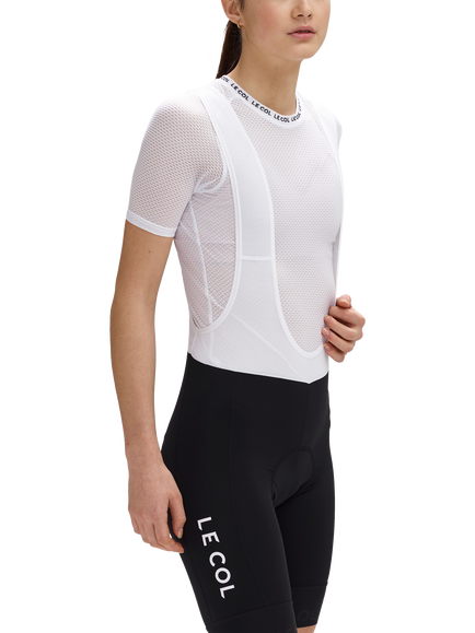 Le Col Women's Pro Air Short Sleeve Base Layer, Le Col White - view 2, Le Col White