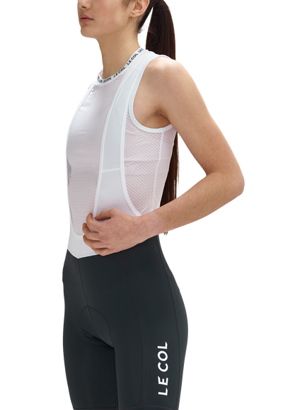 Le Col Women's Pro Air Sleeveless Base Layer, Le Col White - view 2, Le Col White