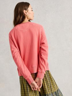 White Stuff Daydreamer Garment Dyed Sweatshirt, Pink - view 2, Pink