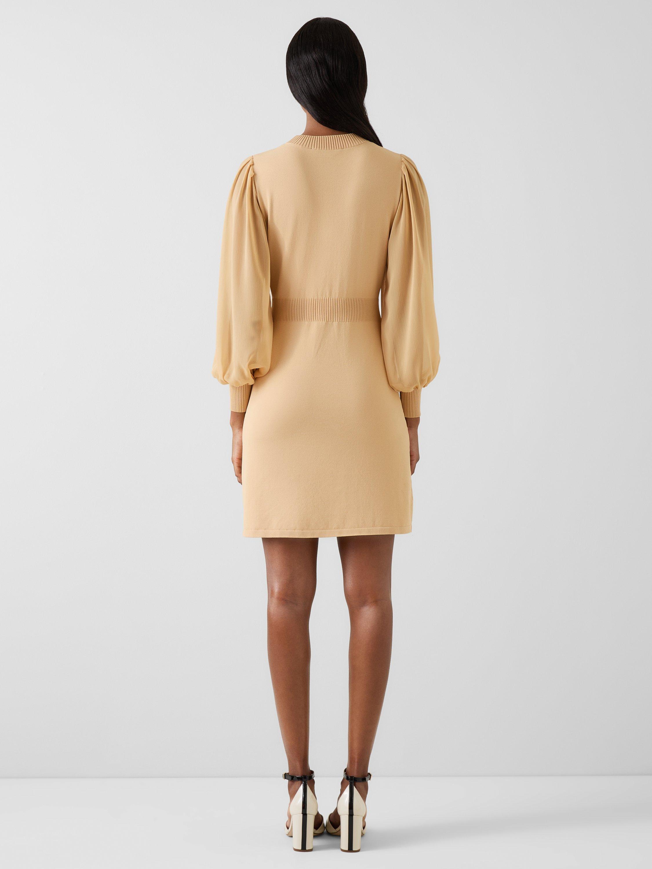 Product image 5 of 5, which shows L.K.Bennett Carlotta Knit Dress, Camel, XS
