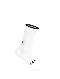 Le Col Cycling Socks, White/Black, White/Black