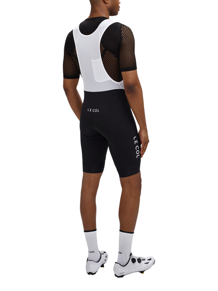 Le Col Unisex Mesh Cycling Shorts, Black - view 2, Black