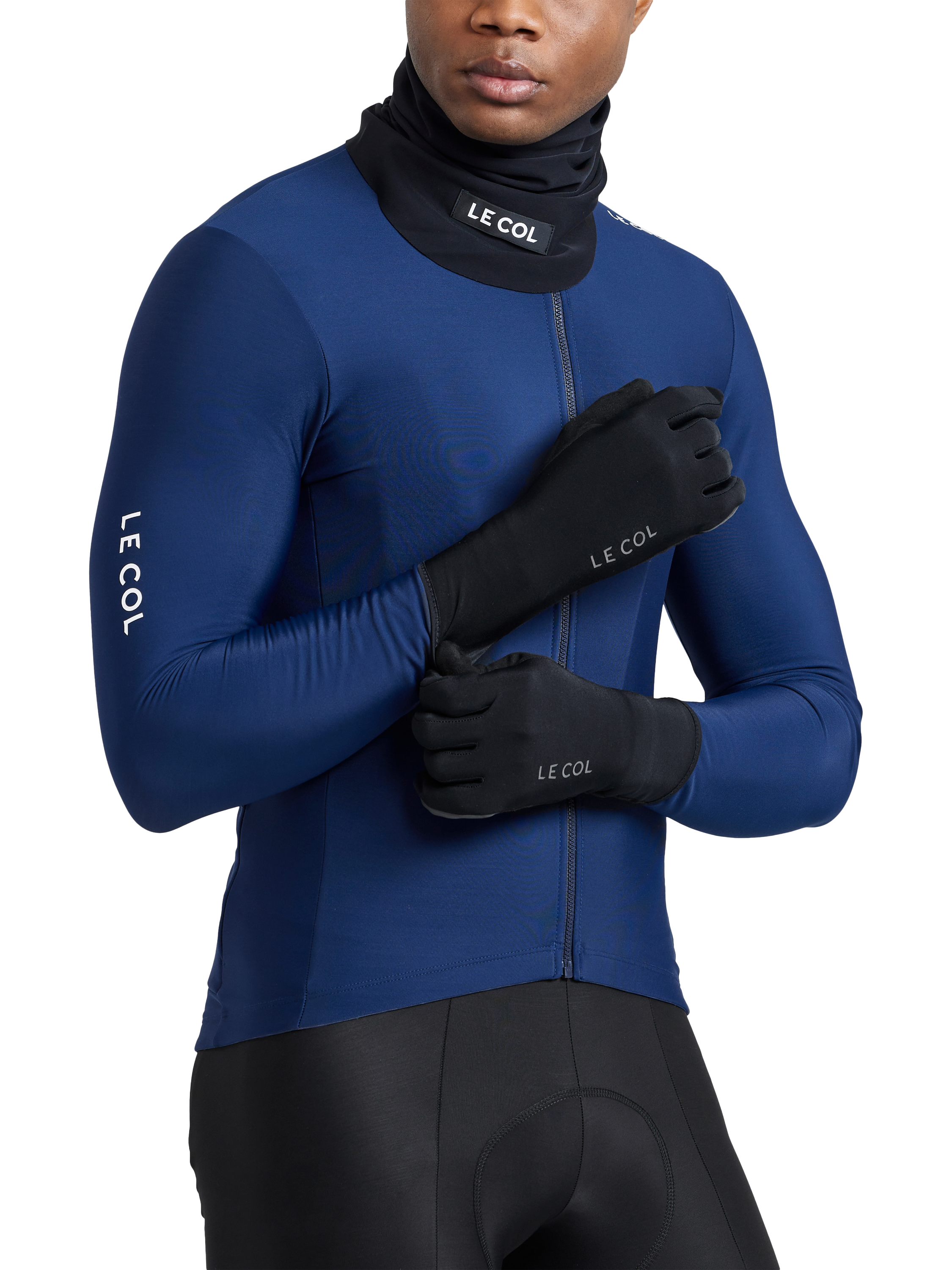 Product image 3 of 4, which shows Le Col Pro Lightweight Cycling Gloves, Black, S