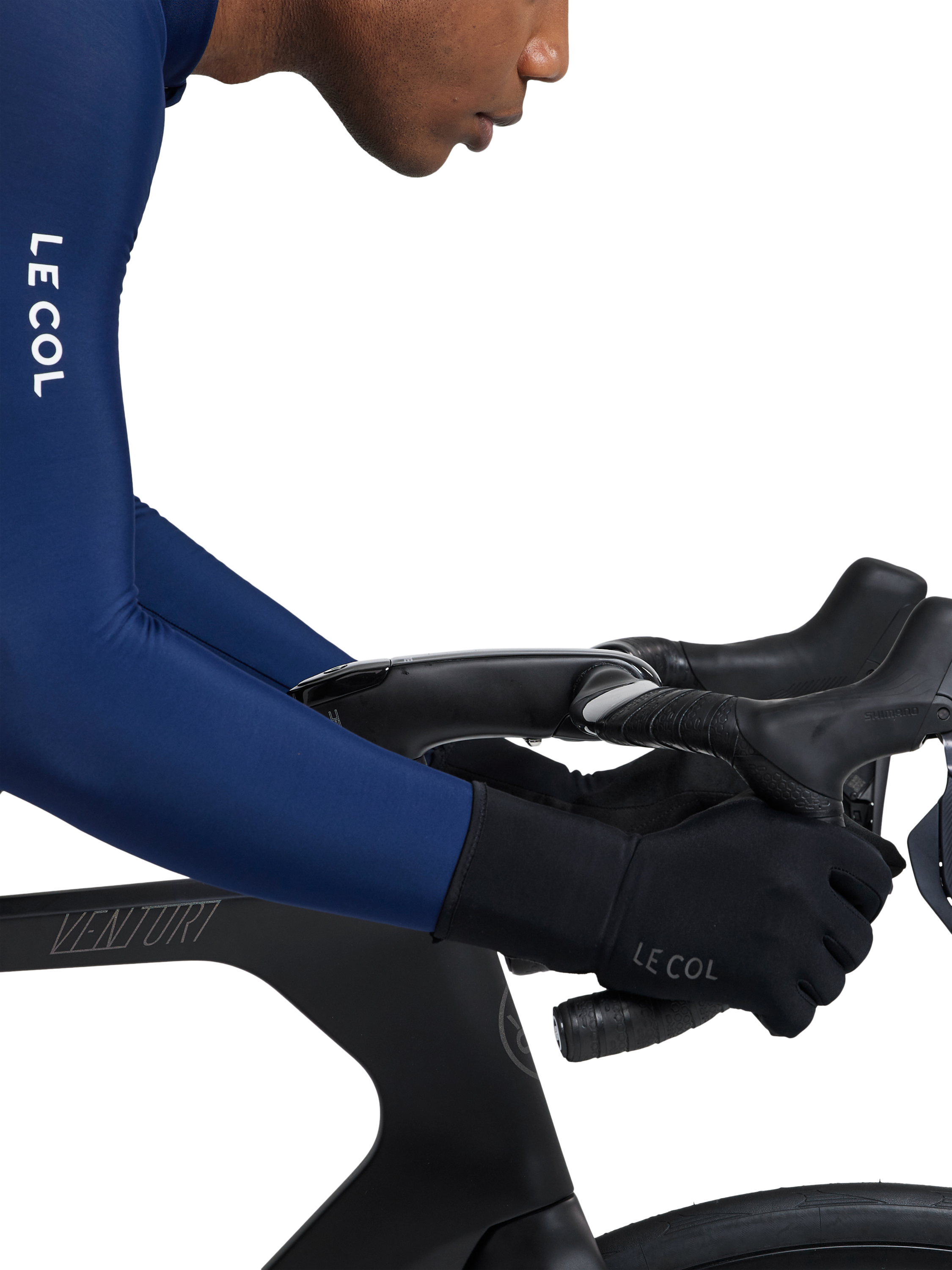 Product image 4 of 4, which shows Le Col Pro Lightweight Cycling Gloves, Black, S