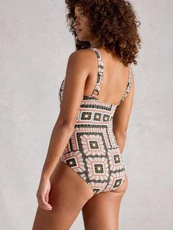 White Stuff Gabrielle Swimsuit, Multi - view 2, Multi