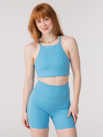 Girlfriend Collective Mel High Impact Running Bra, Haze, Haze