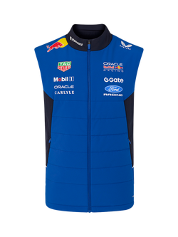 Castore Oracle Red Bull Racing 2026 Teamline Gilet, Night Sky / Surf, Night Sky / Surf