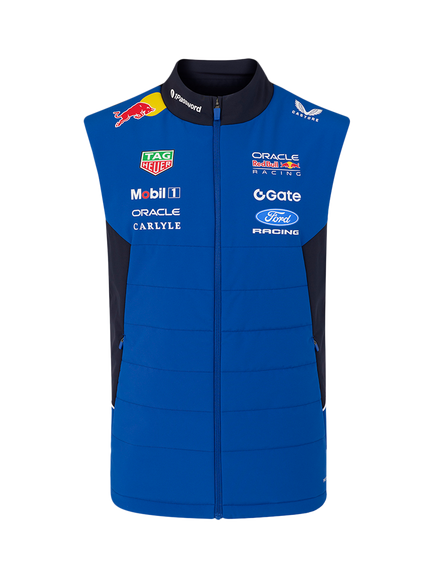 Castore Oracle Red Bull Racing 2026 Teamline Gilet, Night Sky / Surf, Night Sky / Surf