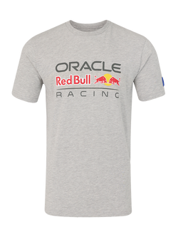 Castore Unisex Oracle Red Bull Racing Core T-Shirt, Grey Marl, Grey Marl