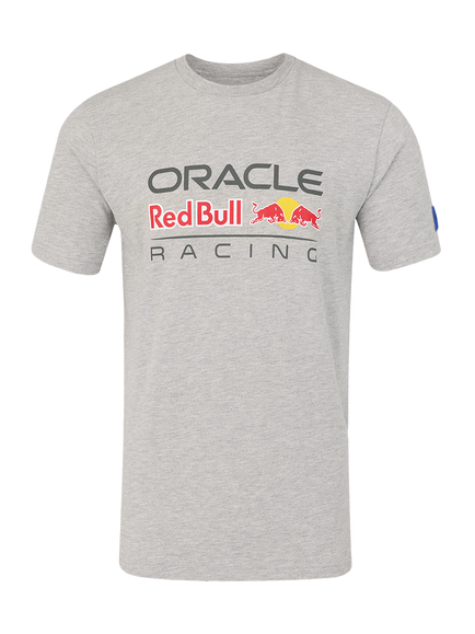 Castore Unisex Oracle Red Bull Racing Core T-Shirt, Grey Marl, Grey Marl