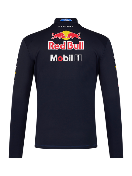 Castore Oracle Red Bull Racing 2026 Quarter Zip Midlayer, Night Sky / Surf - view 2, Night Sky / Surf