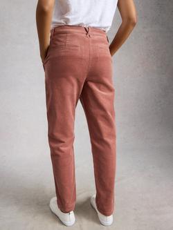 White Stuff Twister Corduroy Trousers - view 2, Mid Pink