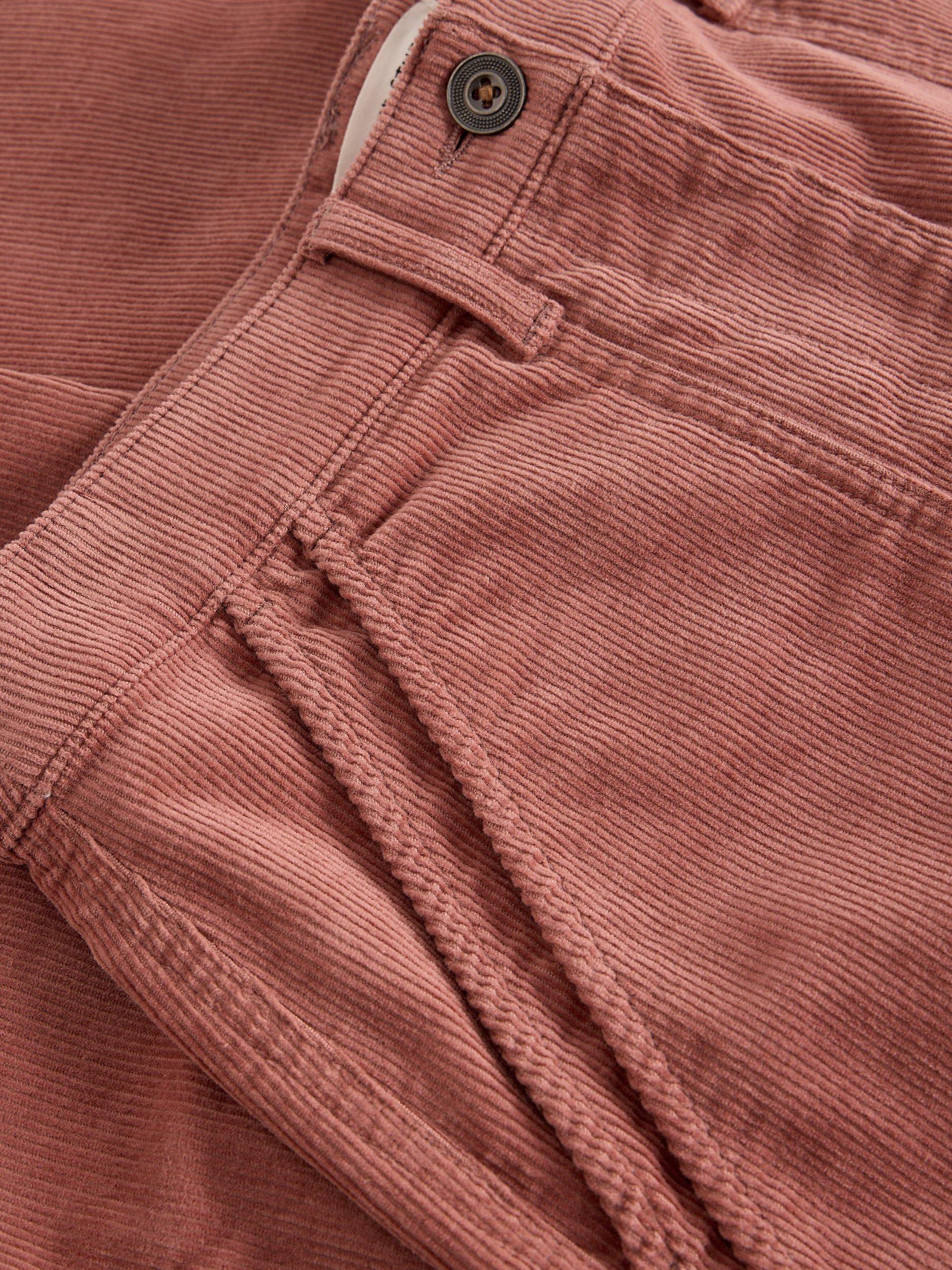 Product image 6 of 6, which shows White Stuff Twister Corduroy Trousers, Mid Pink, 6S