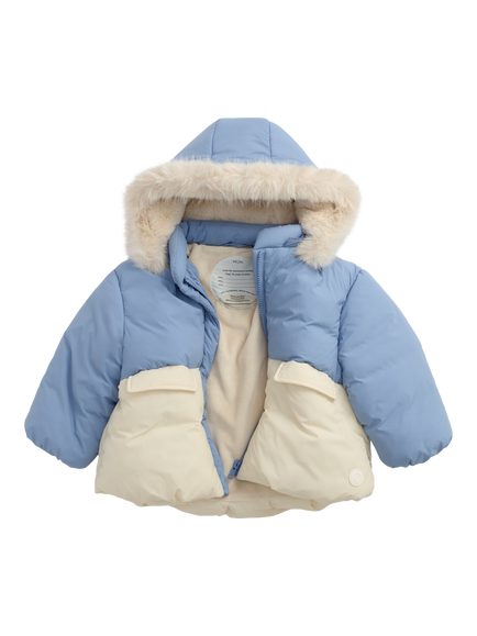 MORI Baby Padded Coat, Rainwash - view 2, Rainwash