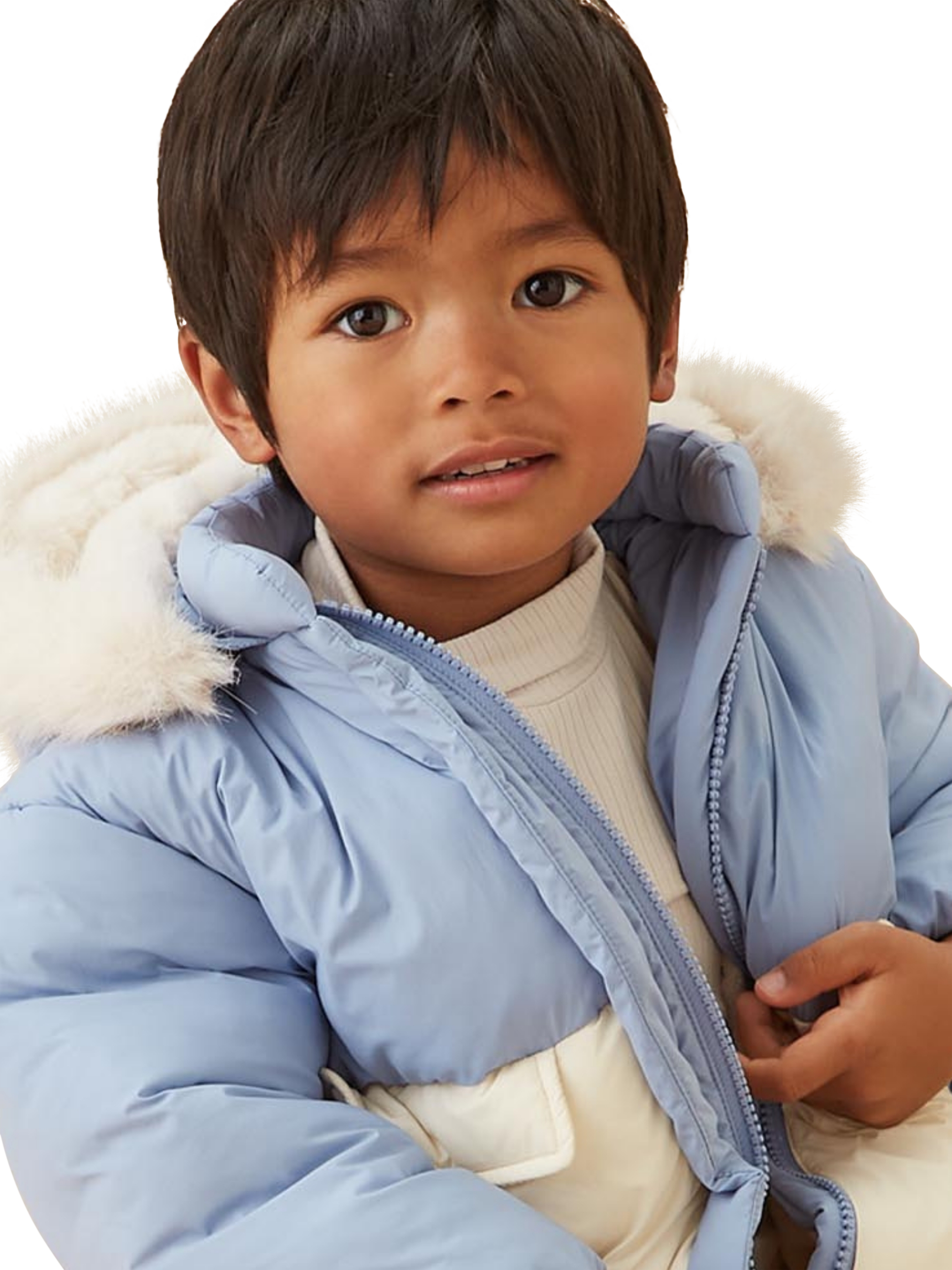 Product image 3 of 4, which shows MORI Baby Padded Coat, Rainwash, 18-24 months