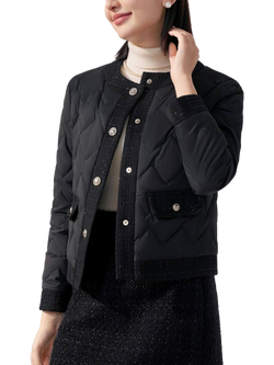 Bosideng Houndstooth Goose Down Jacket - view 2, Black