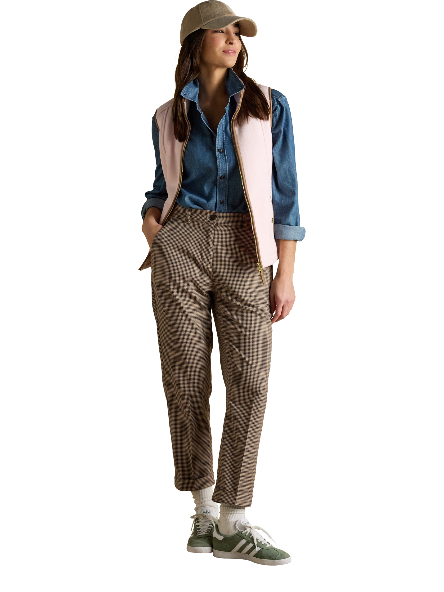 Product image 4 of 9, which shows Joules Perry Chenille Baseball Cap, Oatmeal, One Size