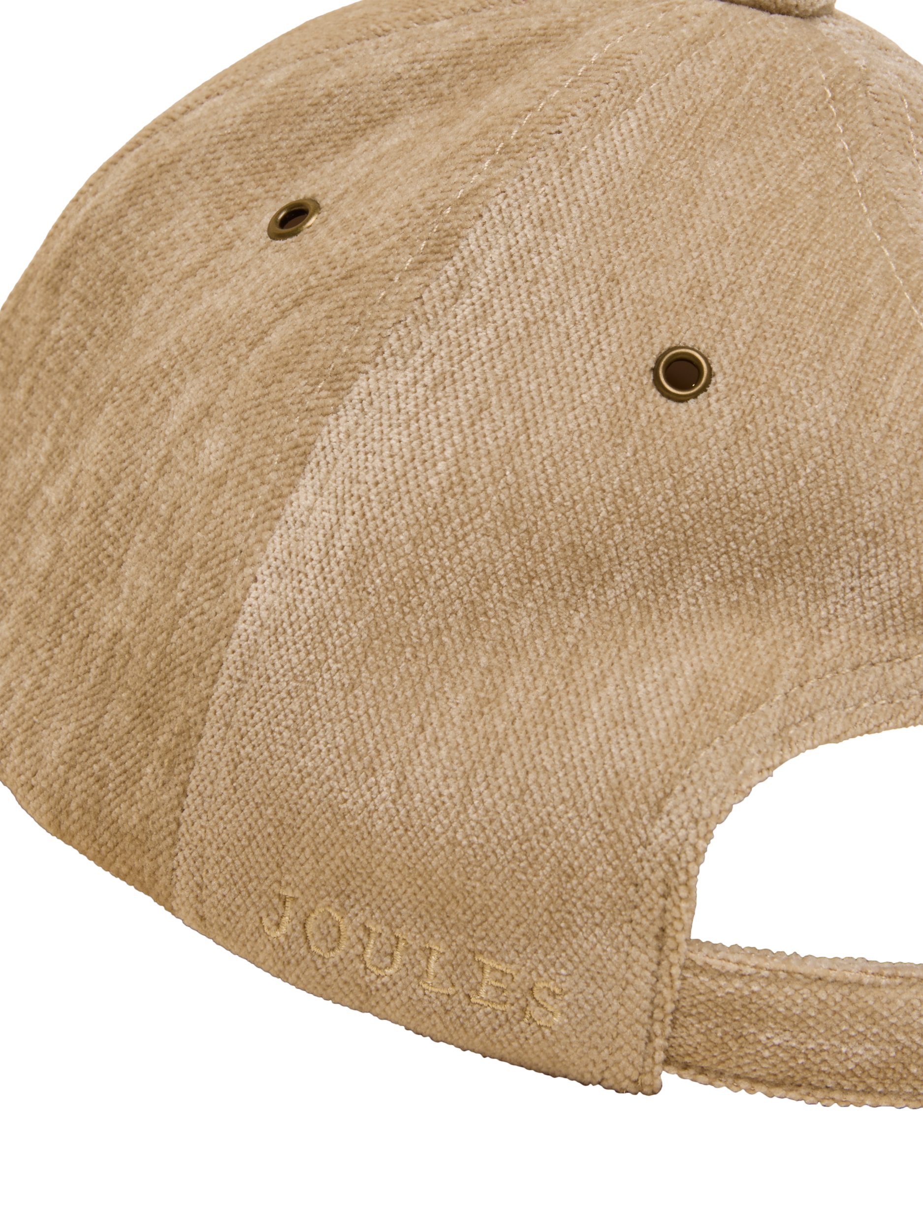 Product image 5 of 9, which shows Joules Perry Chenille Baseball Cap, Oatmeal, One Size